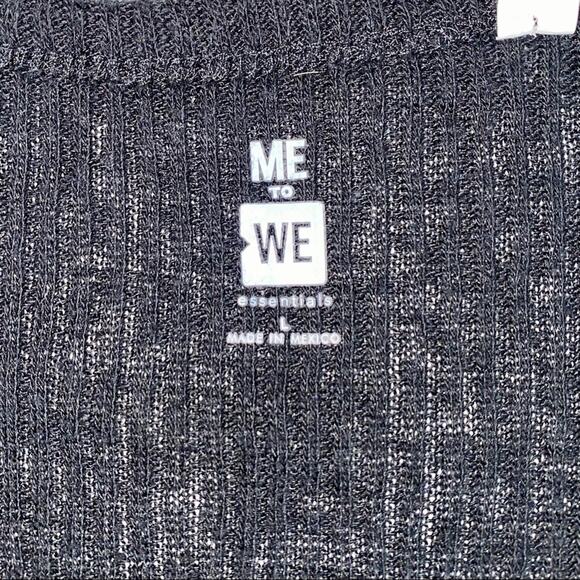 NEW PacSun Me to We ‘Fairydust’ Lettuce Trim Tie Waist Baby Tee Size Large - Picture 6 of 10